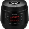 CUCKOO CMC-QAB501SB | 5QT. Standard 8-in-1 Pressure Cooker | 10 Menu Options: Slow Cooker, Sauté, Steamer, Yogurt & More, Made in Korea | Black
