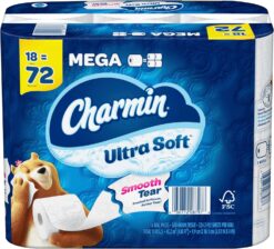 Charmin Ultra Soft 2-Ply Mega Roll Toilet Paper, 4