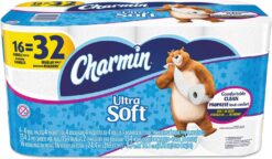 Charmin Ultra Soft Bath Tissue 16 Double Rolls = 32