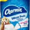Charmin Ultra Soft Cushiony Touch Toilet Paper, 30 Family Mega Rolls = 153 Regular Rolls