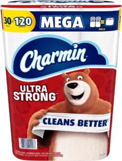 Charmin Ultra Strong Toilet Paper 12 Mega Plus Rolls