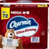 Charmin Ultra Strong Toilet Paper 18 Mega Rolls, 242 Sheets Per Roll