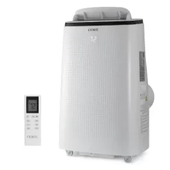 Coby CBPAC1080 CBPAC 10800(DOE) BTU Portable Air Conditioner 775 Sq. Ft.without Heater with Dehumidifier with Remote in White