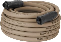 Colors Garden Hose with SwivelGrip, 5/8 in. x 50 ft., Drinking Water Safe, Brown Mulch - HFZC550BRS