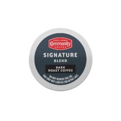 Community Coffee Signature Blend 80 Count Coffee Pods, Dark Roast, Compatible with Keurig 2.0 K-Cup Brewers, Box of 80 Pods