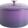 Crock-Pot Artisan Round Enameled Cast Iron Dutch Oven, 7-Quart, Lavender Purple