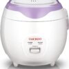 Cuckoo CR-0671V 6 Cup Basic Electric Rice Cooker and Warmer, Nonstick Inner Pot, White/Purple