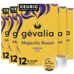 Gevalia Majestic Roast Bold Dark Roast Kââ‚¬ Cup® Coffee Pods (72 ct Pack, 6 Boxes of 12 Pods)