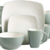 Gibson Soho Lounge Dinnerware set, Square, Celadon