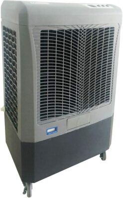 Hessaire Portable Swamp Coolers - 3100 CFM MC37M Evaporative Air Cooler with 3-Speed Fan - Water Cooler Fan 950 sq. ft. Coverage High Velocity Outdoor Cooling Fan Swamp Cooler by Hessaire - Gray