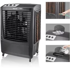 Honeywell CO610PM 2100 CFM 3-Speed Portable Evaporative Cooler and Fan for 850 sq. ft.