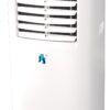 JHS A019J-05KR 8,000 BTU Portable Air Conditioner, Remote Control, Black and White
