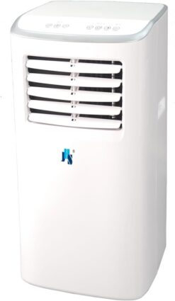 JHS A019J-05KR 8,000 BTU Portable Air Conditioner, Remote Control, Black and White