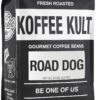 Koffee Kult Road Dog Dark Roast Coffee Beans (whole bean,32oz)
