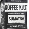 Koffee Kult Sumatra Coffee Beans Dark Roast - Indonesian Fresh Roasted Coffee Beans (Whole Bean, 32oz)
