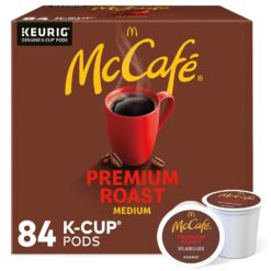 McCafe Premium Roast, Single-Serve Keurig K-Cup Pods, Medium Roast Coffee Pods Pods, 84 Count