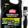 Ortho GroundClear Poison Ivy & Tough Brush Killer - Ready to Use with Comfort Wand, Poison Ivy Killer, Also Kills Poison Oak, Kudzu, Wild Blackberry, Vines & More, 1.33 gal.