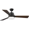 PROGRESS LIGHTING P2553-129WB Trevina II Collection 52" Three-Blade Architectural Bronze Ceiling Fan
