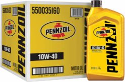Pennzoil Conventional 10W-40 Motor Oil (1-Quart, Case of 6)