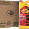 Pennzoil High Mileage Conventional 10W-30 Motor Oil for Vehicles Over 75K Miles (5-Quart, Case of 3)
