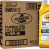 Pennzoil Platinum Euro Full Synthetic 0W-40 Motor Oil (1-Quart, Case of 6)