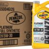 Pennzoil Platinum Full Synthetic 5W-30 Motor Oil (5-Quart, Case of 3)