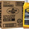 Pennzoil Ultra Platinum Full Synthetic 5W-20 Motor Oil (1-Quart, Case of 6)