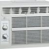 Perfect Aire 5PMC5000 5,000 BTU 115-Volt Window Air Conditioner with Mechanical Controls, Installation Kit, Washable Filter, 150 sq. ft., White