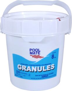 Pool Mate 1-1308 Pool Chlorine Granules, 8-Pounds