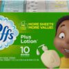 Puffs Plus Lotion Facial Tissues, 10 Family Boxes (132 tissues per Box)