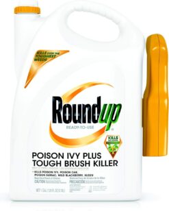 Roundup Ready-To-Use Poison Ivy Plus Tough Brush Killer, for Weeds, Grass, Stumps and Vines, Trigger Sprayer, 1 gal