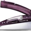Rowenta Pro Compact Stainless Steel Soleplate Steam Iron for Clothes 200 Microsteam Holes, Cotton, Wool, Poly, Silk, Linen, Nylon 1000 Watts Ironing, Fabric Steamer, Travel, Dual Voltage DA1560