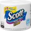 Scott Tissue, 1000 Sheets Per Roll, 36 Piece