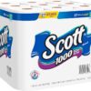 Scott Toilet Paper/Bath Bathroom Tissue, 12.3" x 13.9" x 13.9", White 27 per Carton