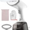 Upgrade Steamer for Clothes,1500W 30s Quick Heat Handheld Clothes Steamer,Fabric Wrinkles Remover Garment Steamer with Smart LCD,2 in 1 Clothing Iron with 300ml Tank and Fabric Brush,Auto-Off