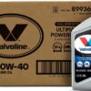 Valvoline 4-Stroke Powersport Full Synthetic Motor Oil 1 QT, Case of 6