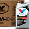 Valvoline Extended Protection High Mileage with Ultra MaxLife Technology 0W-20 Full Synthetic Motor Oil 5 QT, Case of 3