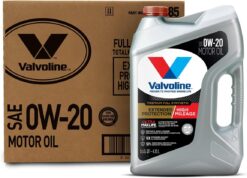 Valvoline Extended Protection High Mileage with Ultra MaxLife Technology 0W-20 Full Synthetic Motor Oil 5 QT, Case of 3