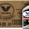 Valvoline Full Synthetic High Mileage with MaxLife Technology SAE 5W-20 Motor Oil 1 QT, Case of 6