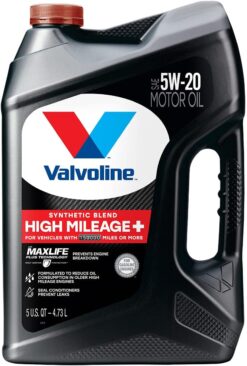 Valvoline High Mileage 150K with Maxlife Plus Technology Motor Oil SAE 5W-20 5 QT