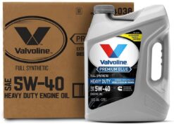Valvoline Premium Blue Extreme SAE 5W-40 Full Synthetic Diesel Engine Oil 1 GA, Case of 3