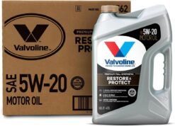 Valvoline Restore & Protect Full Synthetic 5W-20 Motor Oil 5 QT, Case of 3