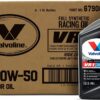 Valvoline VR1 Racing Synthetic SAE 20W-50 Motor Oil 1 QT, Case of 6
