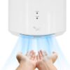 AIKE Air Wiper Compact Hand Dryer 110V 1400W White (with 2 Pin Plug) Model AK2630