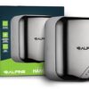 Alpine Automatic Hand Dryers for Bathrooms Commercial High Speed 110-120V Stainless Steel Electric Hand Dryer, Plug In & Hardwire Options with Air Filter, ADA & UL Compliant & 5 Years Coverage(Chrome)