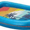 Aqua Comfort Pool Float Lounge – Inflatable Pool Floats for Adults with Headrest & Footrest – Comfort Luxury Lounge Surfer Sunset