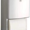 BOBRICK 4288 ConturaSeries Stainless Steel Surface-Mounted Multi-Roll Toilet Tissue Dispenser, Satin Finish, 5-15/16" Length, 11" Height, 6-1/16" Width