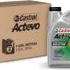 Castrol Actevo 10W-40 4T Synthetic Blend Motorcycle Oil, 1 Gallon, Pack of 3