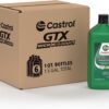 Castrol EDGE High Mileage 10W-40 Advanced Full Synthetic Motor Oil, 1 Quart, Pack of 6
