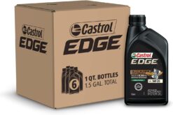 Castrol Edge 5W-20 Advanced Full Synthetic Motor Oil, 1 Quart, Pack of 6